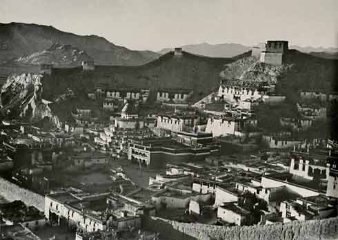 
Monasteries of Gytantse in the late 1940s - Tibet In Pictures: A Journey Into The Past book 
